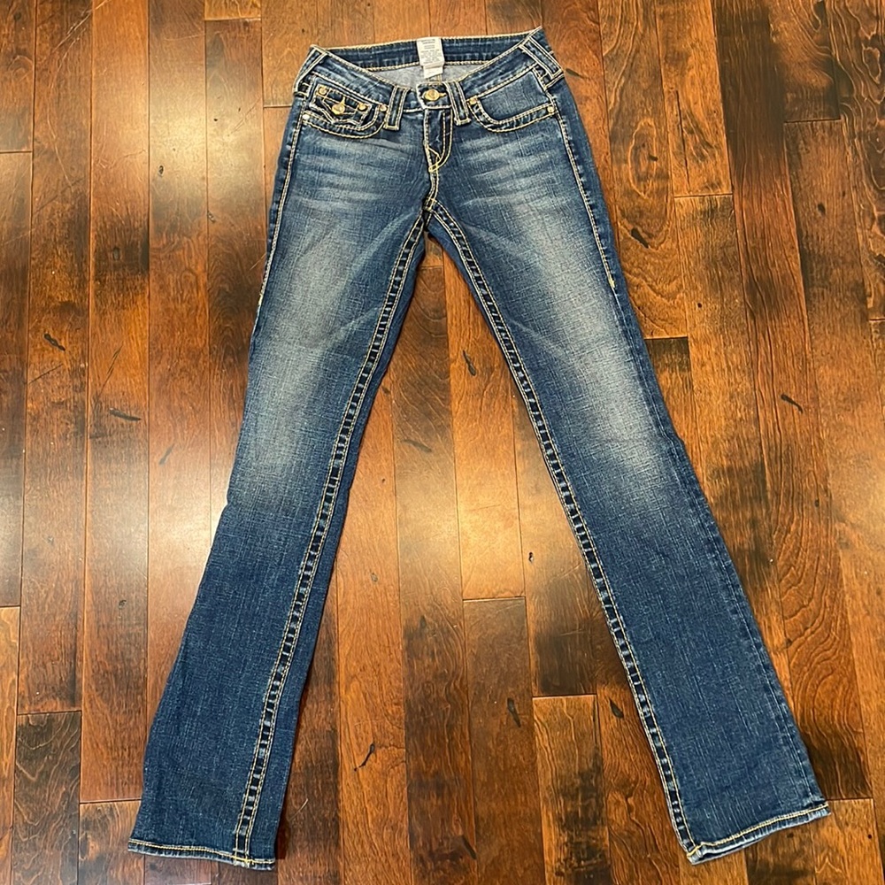 True Religion Women's Blue Jeans “Billy”